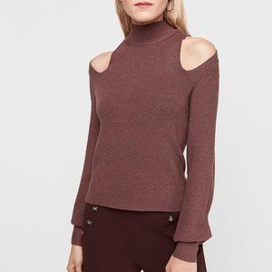 Slash Shoulder Mock Neck Sweater NEW WITH TAGS - Size XXS